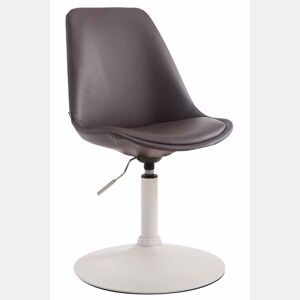 Silla De Comedor Maverick Simil cuero Marrón 57X48X76 cm
