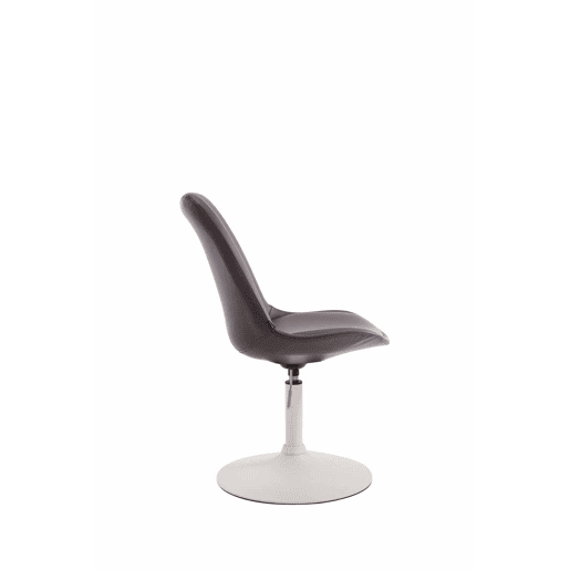 Silla De Comedor Maverick Simil cuero Marrón 57X48X76 cm