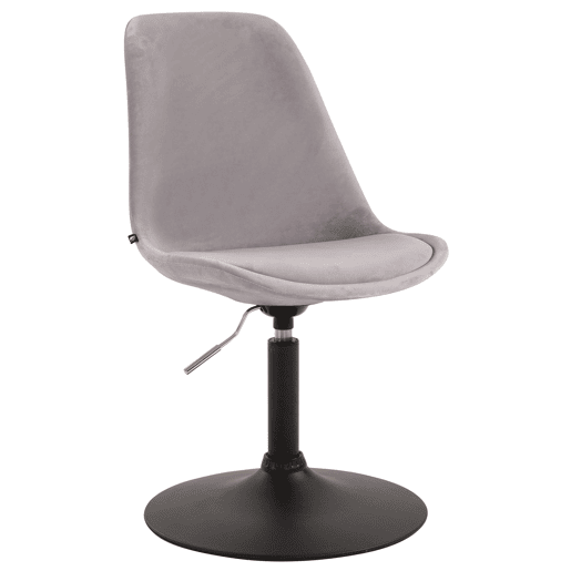Silla Comedor Maverick En Terciopelo Gris 57X48X76 cm