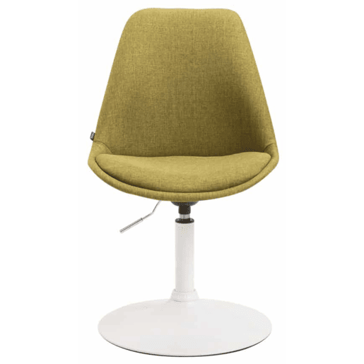 Set de 4 sillas de comedor Maverick en tela Verde 57X48X76 cm