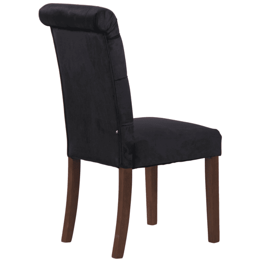 Silla de comedor Lisburn Terciopelo Negro 63X45X98 cm Silla de comedor Lisburn Terciopelo Negro 63X45X98 cm