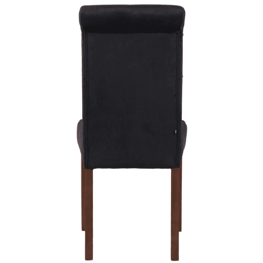 Silla de comedor Lisburn Terciopelo Negro 63X45X98 cm Silla de comedor Lisburn Terciopelo Negro 63X45X98 cm