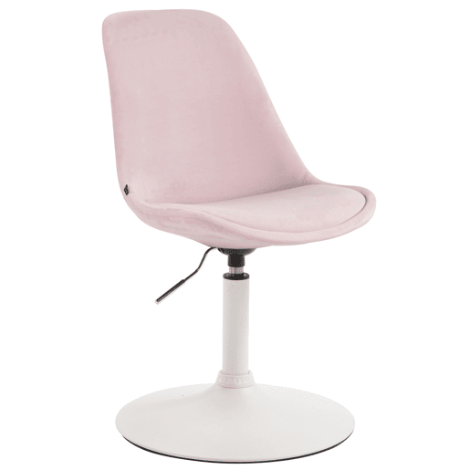 Silla Comedor Maverick En Terciopelo Rosado 57X48X76 cm