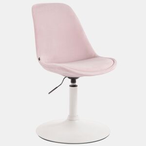 Silla Comedor Maverick En Terciopelo Rosado 57X48X76 cm