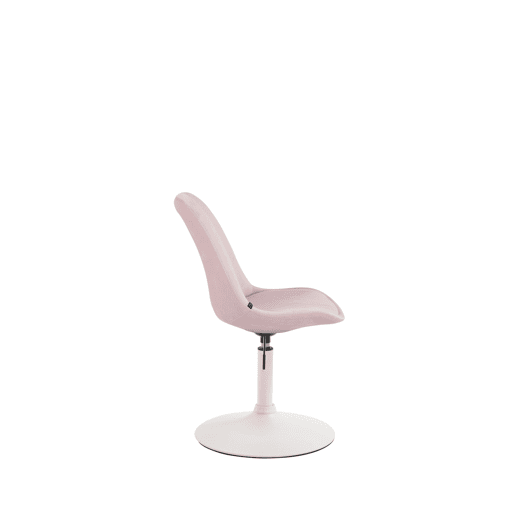 Silla Comedor Maverick En Terciopelo Rosado 57X48X76 cm