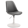Silla De Comedor Maverick Simil cuero Gris 57X48X76 cm