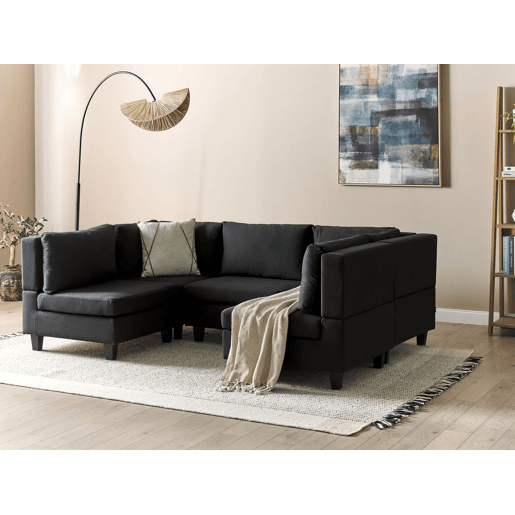 Beliani Sofá modular Poliéster UNSTAD