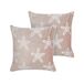 Beliani Cojín decorativo CERAMIUM 45x45 Beliani Cojín decorativo CERAMIUM 45x45 Rosa Talco
