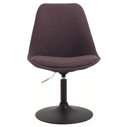 Set de 4 sillas de comedor Maverick en tela Marrón 57X48X76 cm