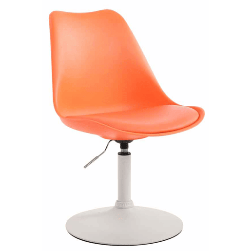 Silla De Comedor Maverick Plástico Naranja 57X48X76 cm