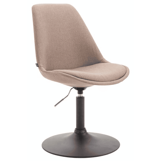 Silla De Comedor Maverick En Tela Gris topo 57X48X76 cm