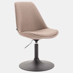 Silla De Comedor Maverick En Tela Gris topo 57X48X76 cm
