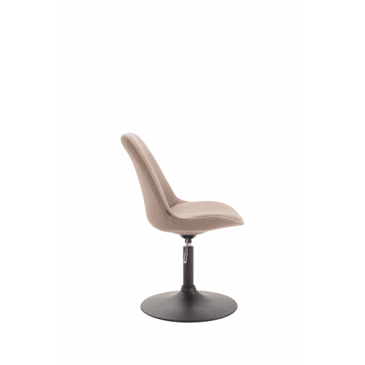 Silla De Comedor Maverick En Tela Gris topo 57X48X76 cm