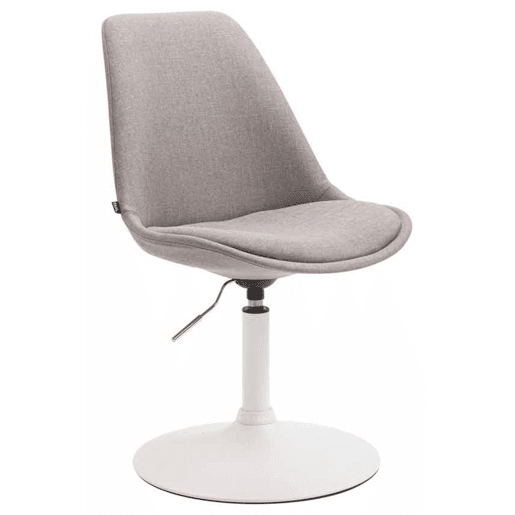 Set de 4 sillas de comedor Maverick en tela Gris 57X48X76 cm