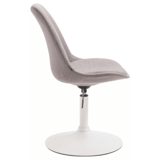 Set de 4 sillas de comedor Maverick en tela Gris 57X48X76 cm