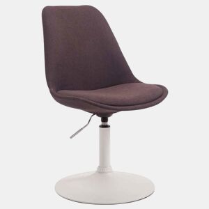 Silla De Comedor Maverick En Tela Marrón 57X48X76 cm