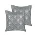 Beliani Cojín decorativo HOYA 45x45 Beliani Cojín decorativo HOYA 45x45 Gris