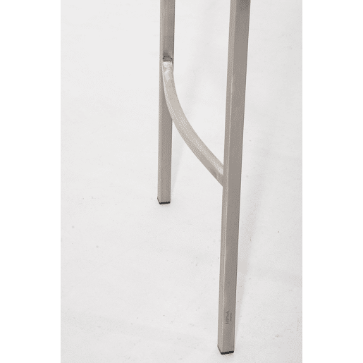 Taburete de Bar Damaso Tela con Base de Cuatro Patas Azul 48X64X110 cm