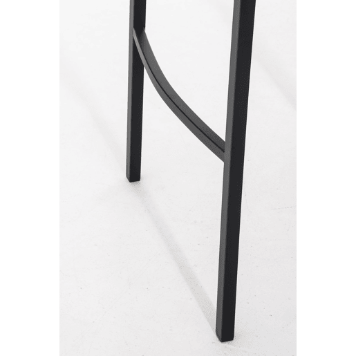 Taburete de Bar Damaso Tela con Base de Cuatro Patas Turquesa 48X64X110 cm