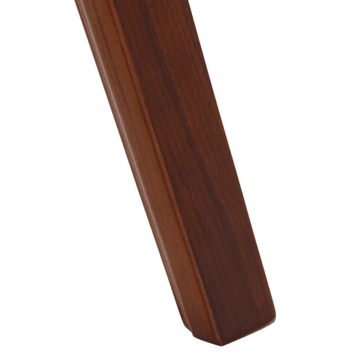 Set de 2 sillas de salón Kingston en polipiel Simil cuero Nogalgris 46X49X73 cm