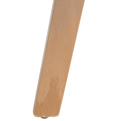 Set de 2 sillas de salón Kingston en polipiel Simil cuero Naturalcrema 46X49X73 cm
