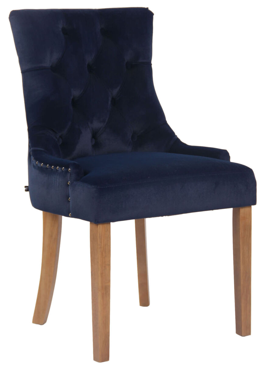 AC Design Furniture Kerstin Silla De Comedor Tallada, Al.: 81,5 × An.: 57,5 × Prof.: 61,5 Cm, Arena, Tela/Metálico, 1 Pza
