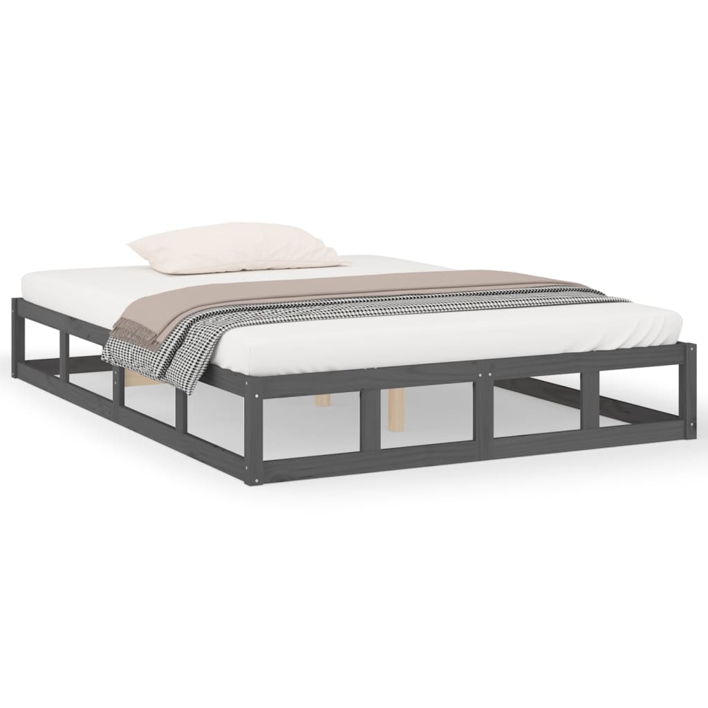 Estructura de cama 150x200 Gris