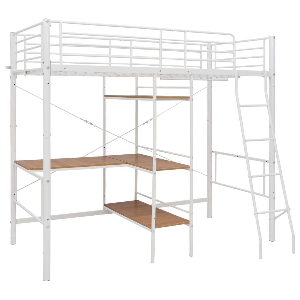 Estructura de cama 90x200 Blanco