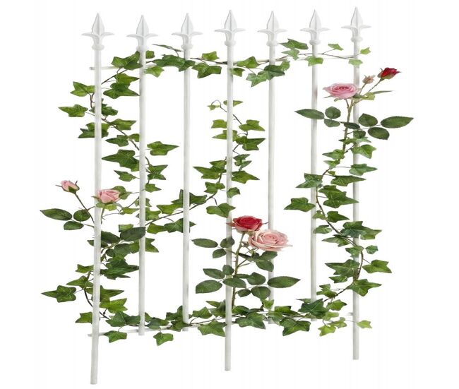 Celosia trepadora elisa 100 x 50 cm metal blanco 0.7x50x100 cm