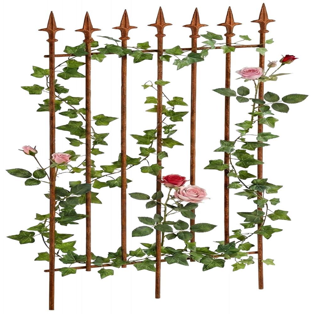 Celosia trepadora elisa 100 x 50 cm metal marrón antiguo 0.7x50x100 cm