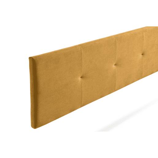 Cabeceira Estofada ALTEA Aqualine 190x50x5 cm - MOSTARDA - Moonia