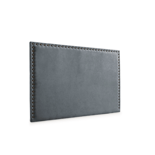 Cabeceira Estofada MODENA DUO Aqualine 160x120x8 cm - CINZA ESCURO - Moonia