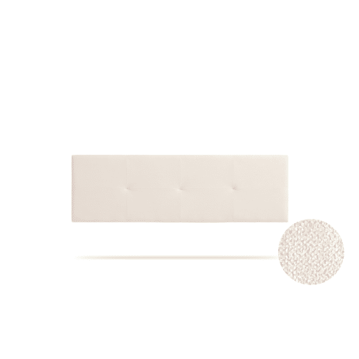 Cabeceira Estofada ALTEA Aqualine 190x50x5 cm - BEGE - Moonia