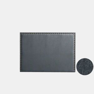 Cabeceira Estofada MODENA DUO Aqualine 145x120x8 cm - CINZA ESCURO - Moonia