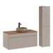 Conjunto mueble lavabo individual y columna Zelie 100 Conjunto mueble lavabo individual y columna Zelie 100 Beige