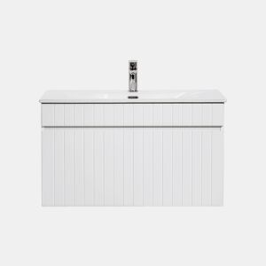 Lavatório individual 80cm Zelie Branco