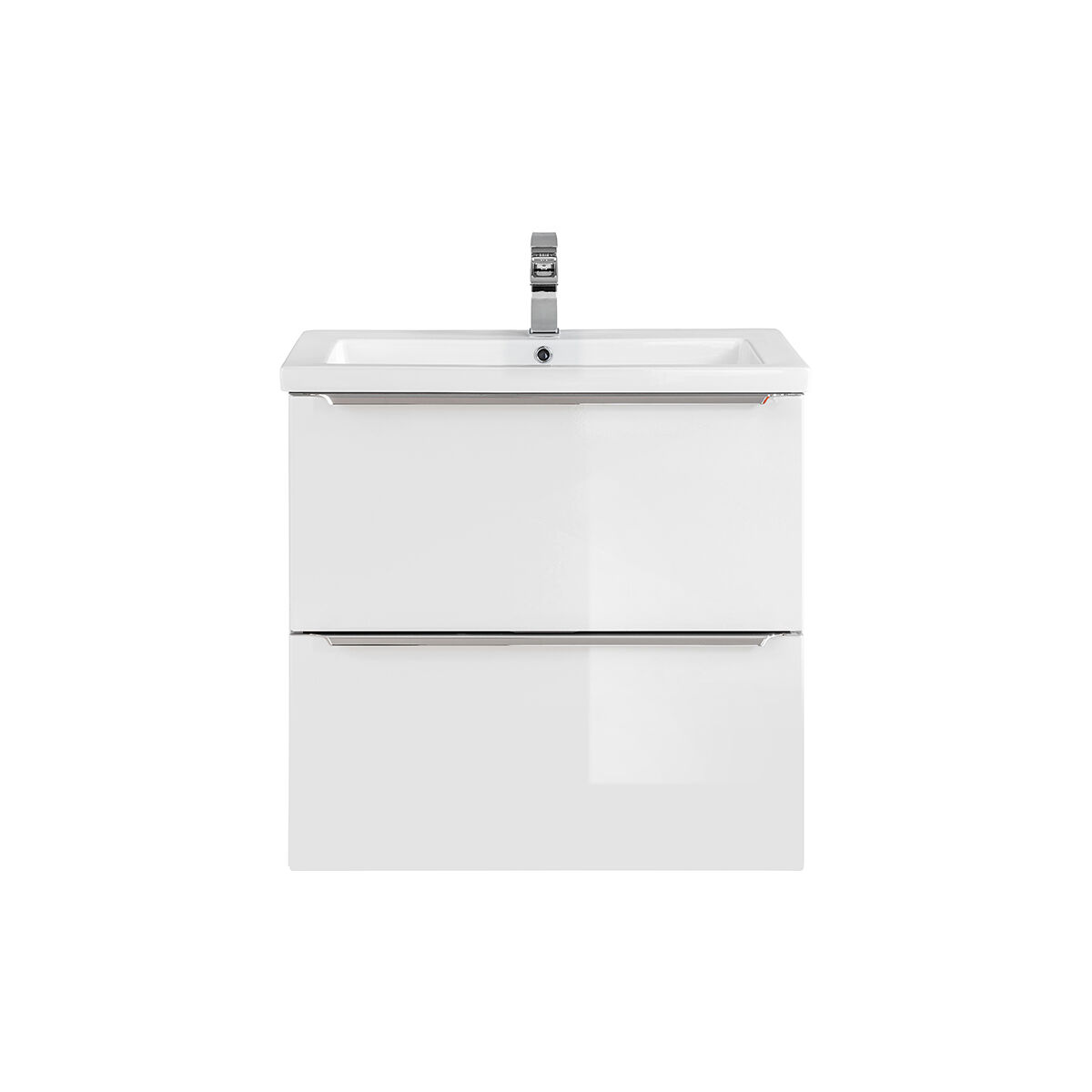 Mueble lavabo individual encastrado 60cm april blanco
