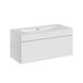Conjunto mueble lavabo individual encastrable de y columna Zelie 100 Conjunto mueble lavabo individual encastrable de y columna Zelie 100 Beige
