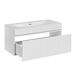 Conjunto mueble lavabo individual encastrable de y columna Zelie 100 Conjunto mueble lavabo individual encastrable de y columna Zelie 100 Beige