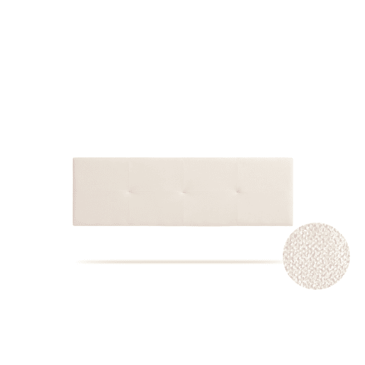 Cabeceira Estofada ALTEA Aqualine 220x50x5 cm - BEGE - Moonia