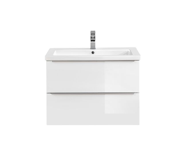 Mueble lavabo encastrado individual 80cm april blanco