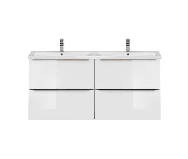 Mueble lavabo doble encastrable Abril 120