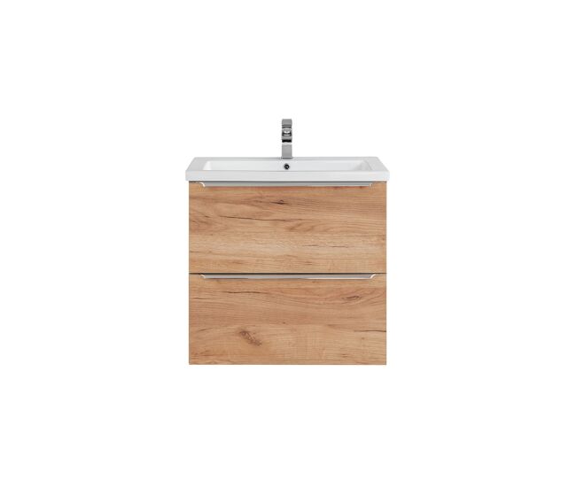 Mueble lavabo individual encastrado 60 cm april madera