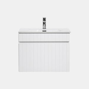 Branco móvel de lavatório simples 60cm Zelie