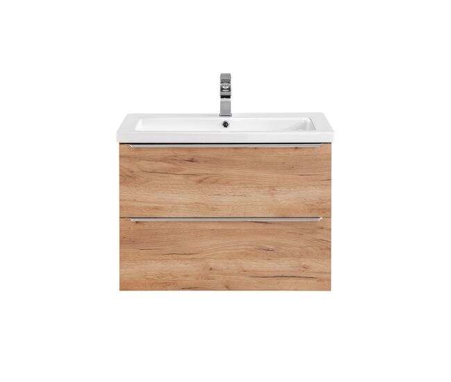 Mueble lavabo individual encastrado 80cm april madera
