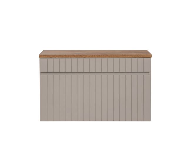 Mueble bajo lavabo 80 cm encimera zelie cachemira y madera