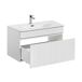 Conjunto lavabo individual encastrado y mueble columna Zelie 80 Conjunto lavabo individual encastrado y mueble columna Zelie 80 Beige