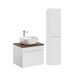 Conjunto mueble lavabo individual y columna Zelie 60 Conjunto mueble lavabo individual y columna Zelie 60 Blanco