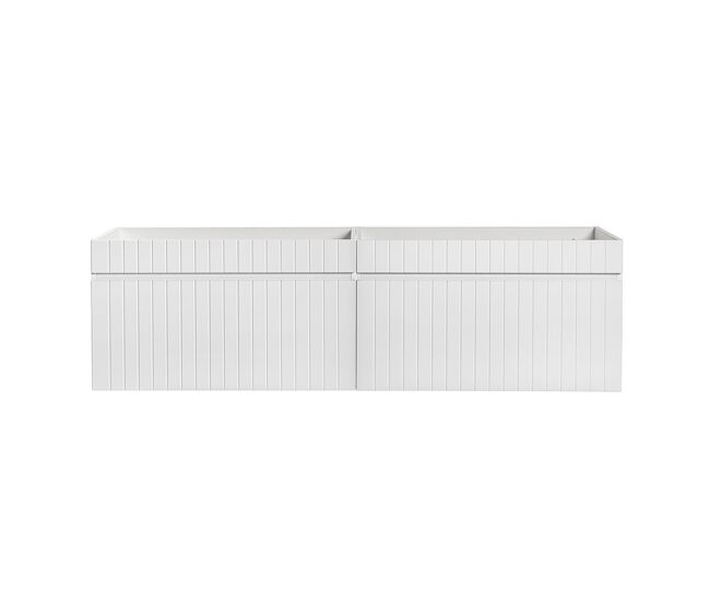 Mueble bajo lavabo 160 cm zelie blanco