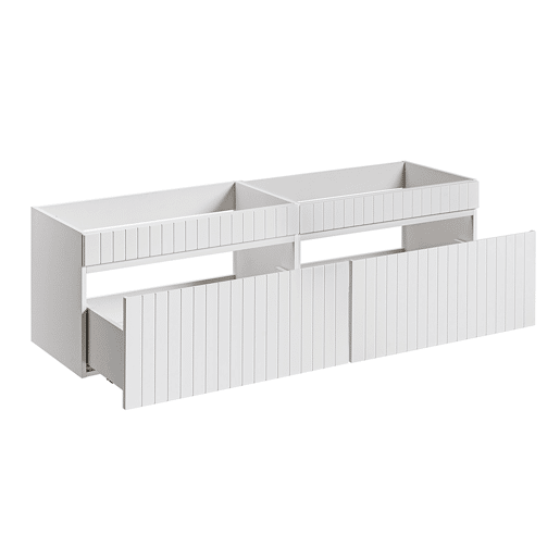 Móvel de toucador branco Zelie 160 cm